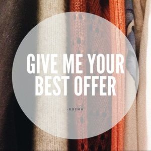 considering all reasonable offers !!